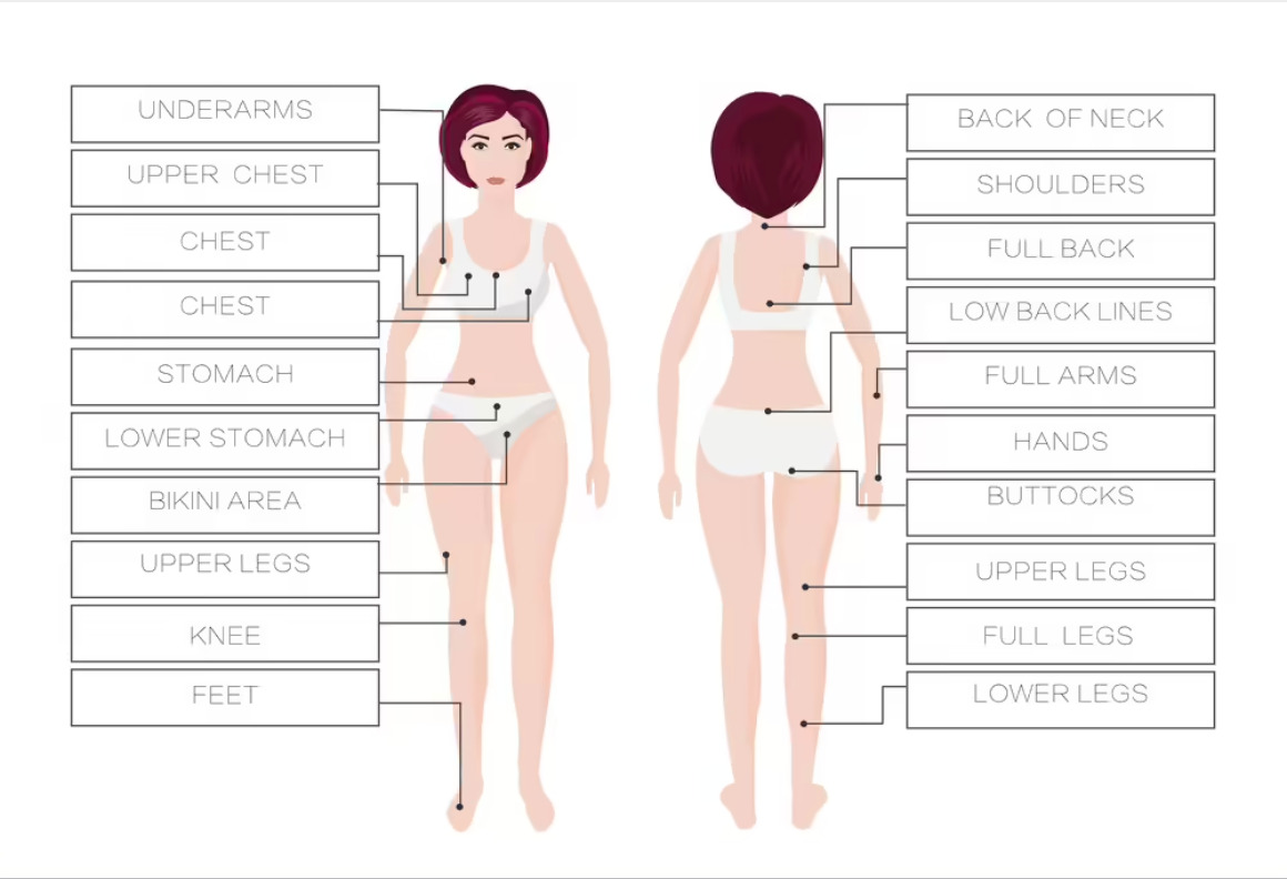 Body Laser Hair Removal procedure